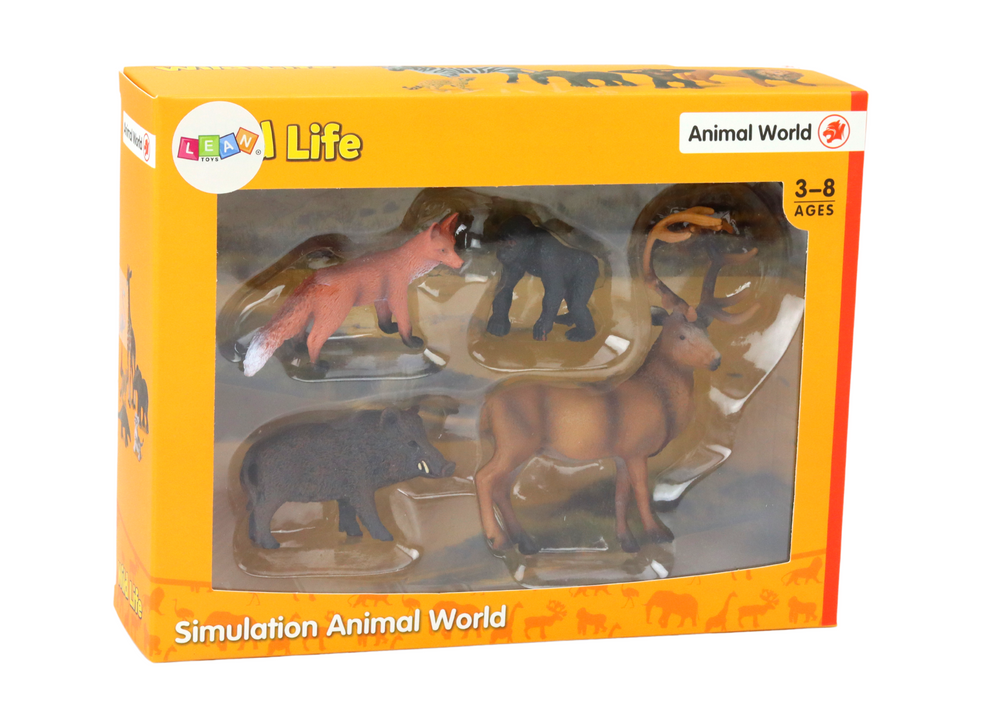 Miško gyvūnų figūrėlių rinkinys