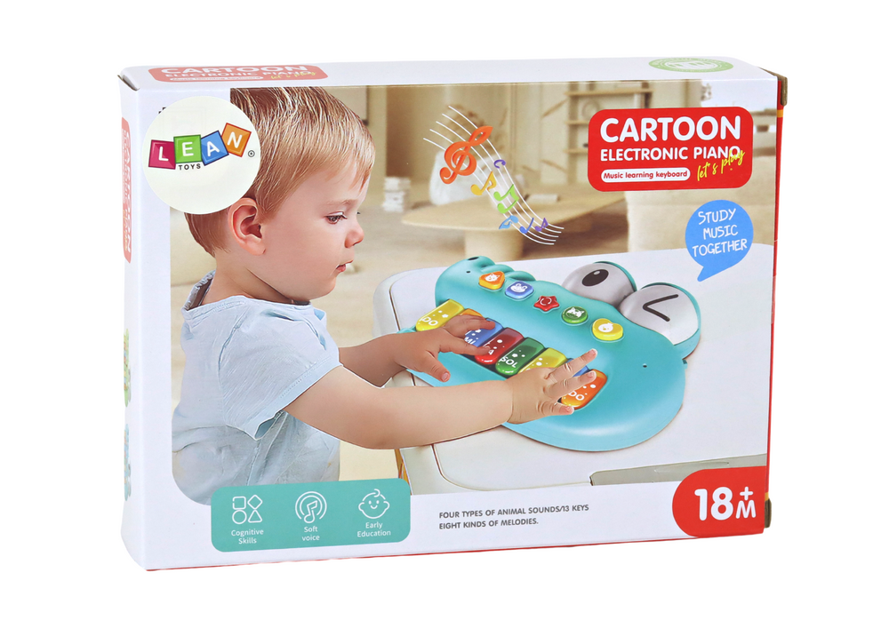 Muzikinis edukacinis pianinas krokodilas