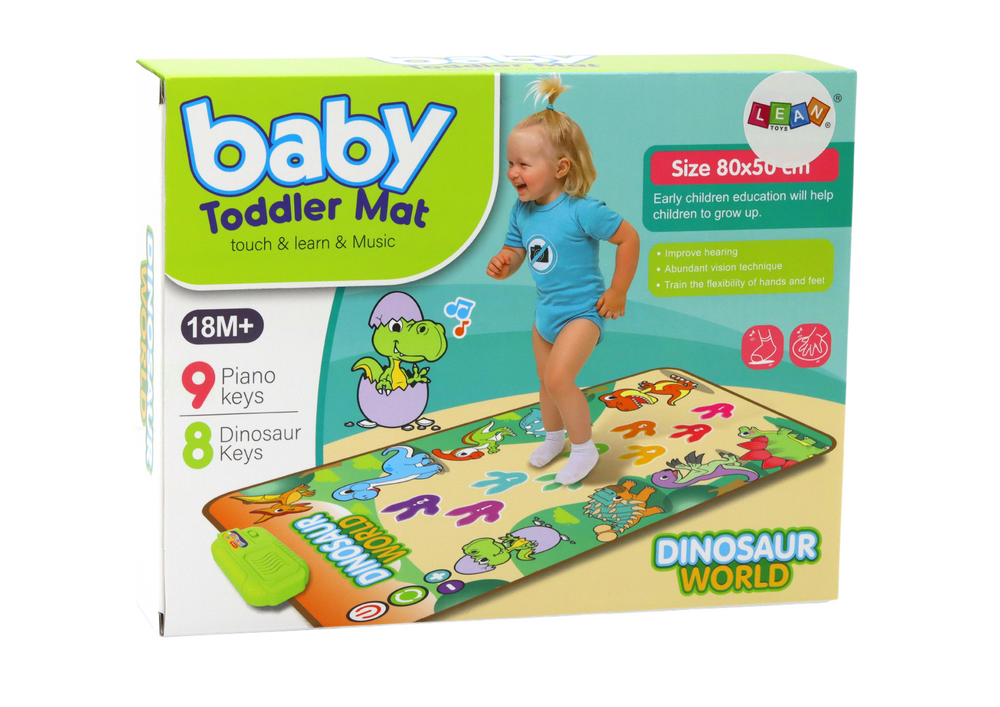 Interaktyvus šokių kilimėlis dinozaurai
