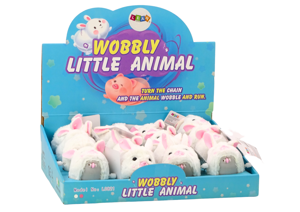 Prisukamas pliušinis kiškis, baltas