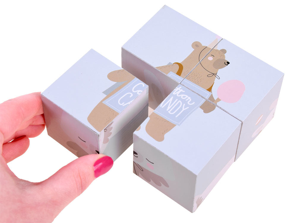 Dėlionė iš medinių kaladėlių