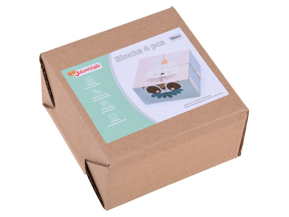 Dėlionė iš medinių kaladėlių