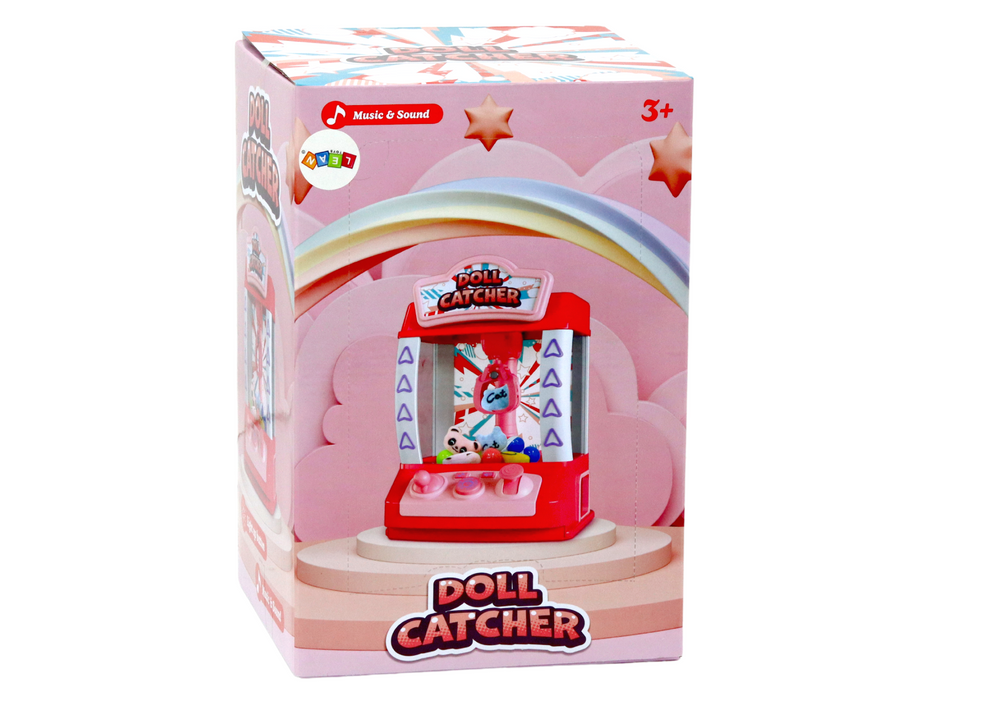 Žaislinis prizų gaudymo automatas, rožinė