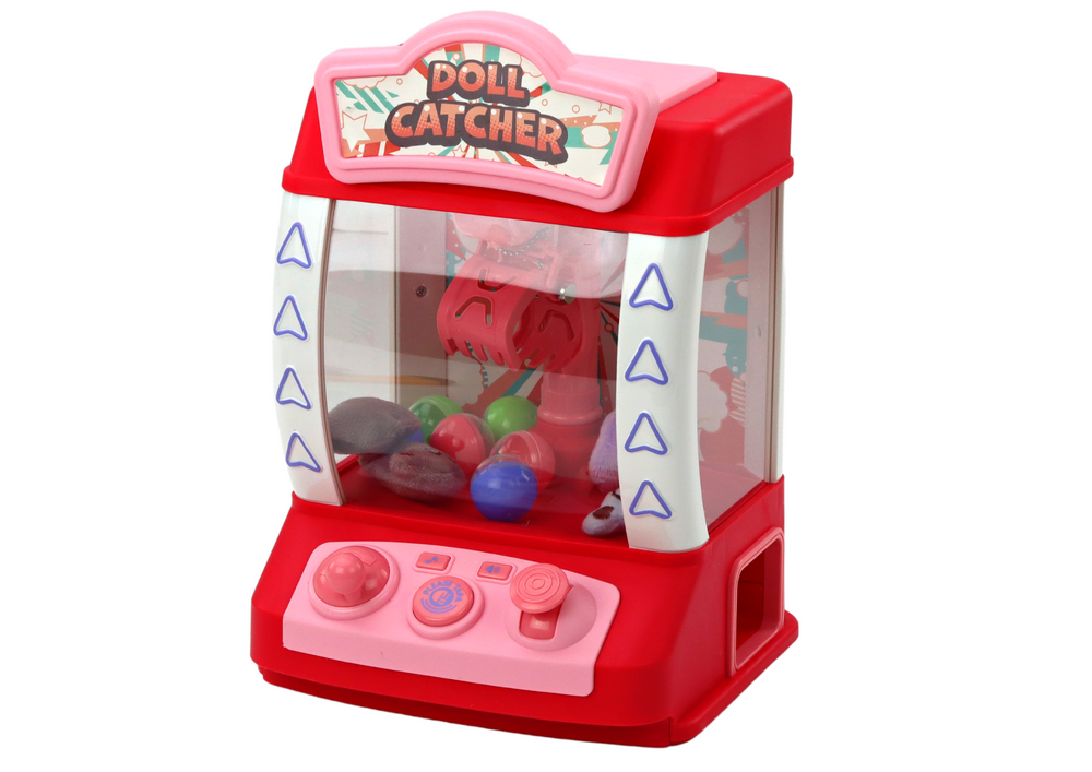 Žaislinis prizų gaudymo automatas, rožinė
