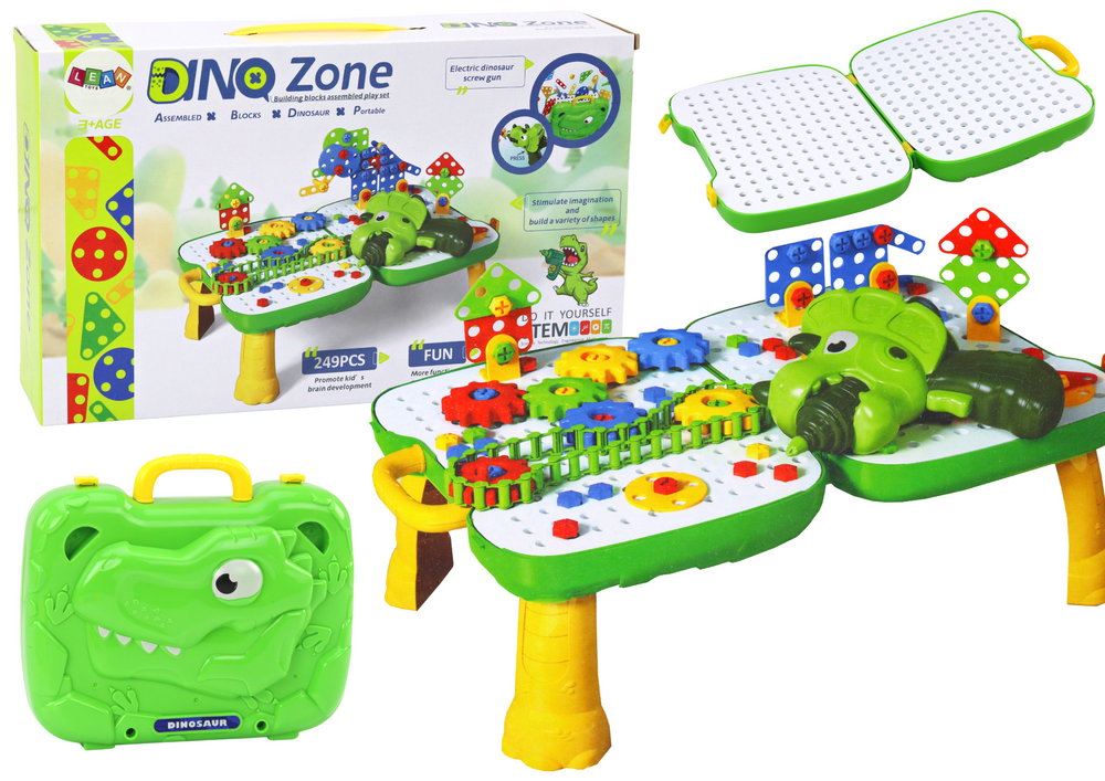 Konstruktoriaus rinkinys lagamine „pasidaryk pats su atsuktuvu 249 el.