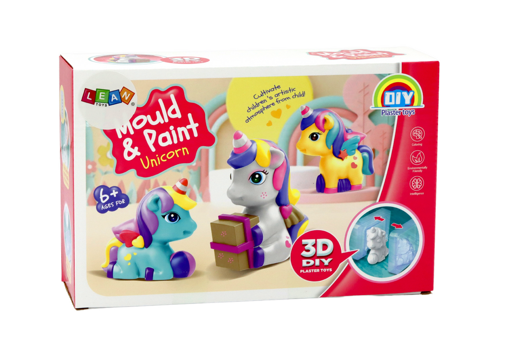 Kūrybinis 3D gipso rinkinys, vienaragiai