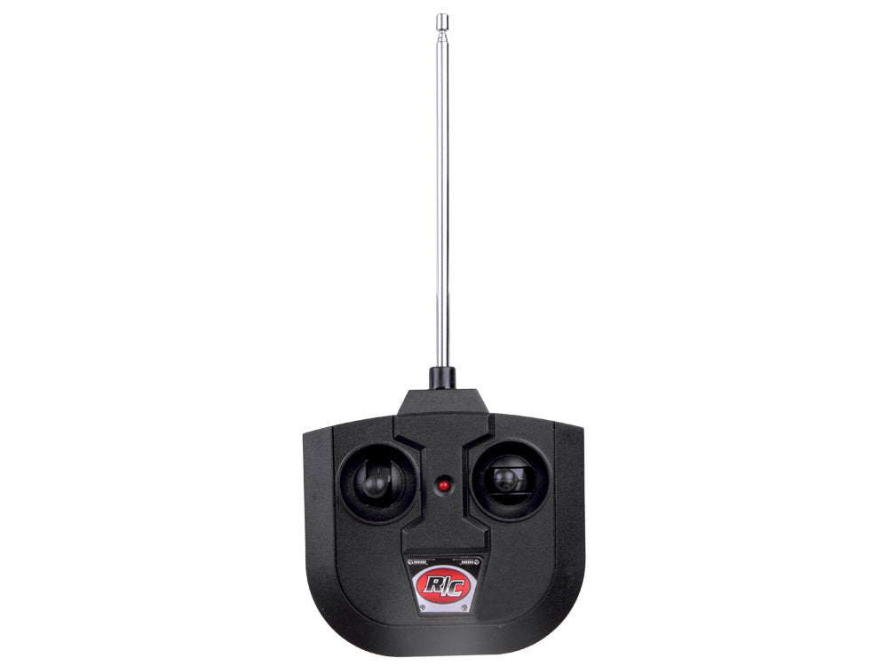 Nuotoliniu būdu valdomas kaskadinis automobilis, raudonas