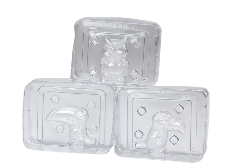 Kūrybiškas 3D gipso rinkinys, paukščiai