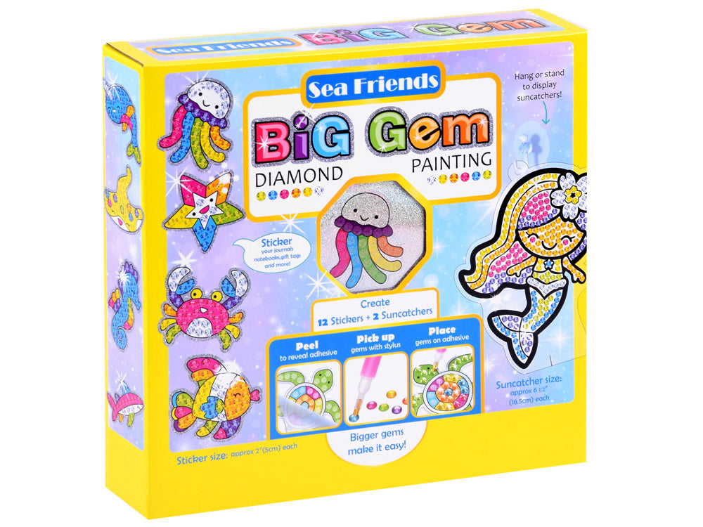 Kūrybinis rinkinys deimantinė mozaika, jūros pasaulis