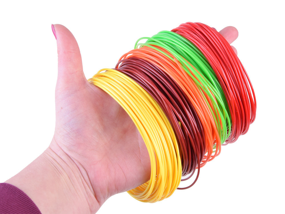 3D rašiklių užpildų rinkinys 5 spalvos