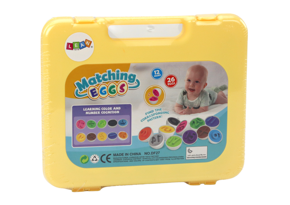 Edukacinė kiaušinių dėlionė lagamine