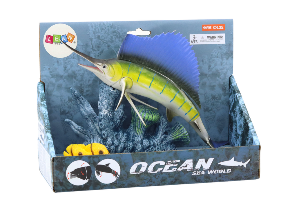 Kardžuvės ir koralinio rifo figūrėlė