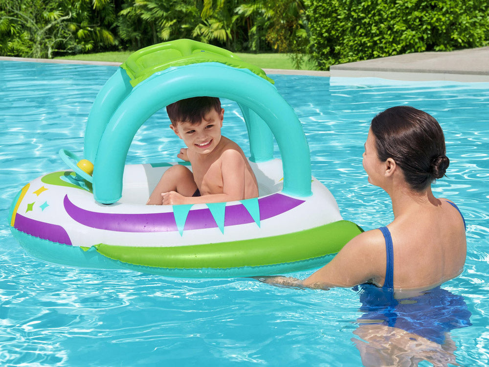 Pripučiama valtis su stogeliu vaikams, Bestway