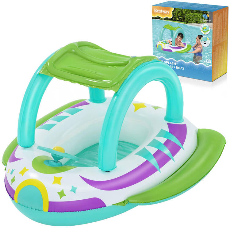 Pripučiama valtis su stogeliu vaikams, Bestway