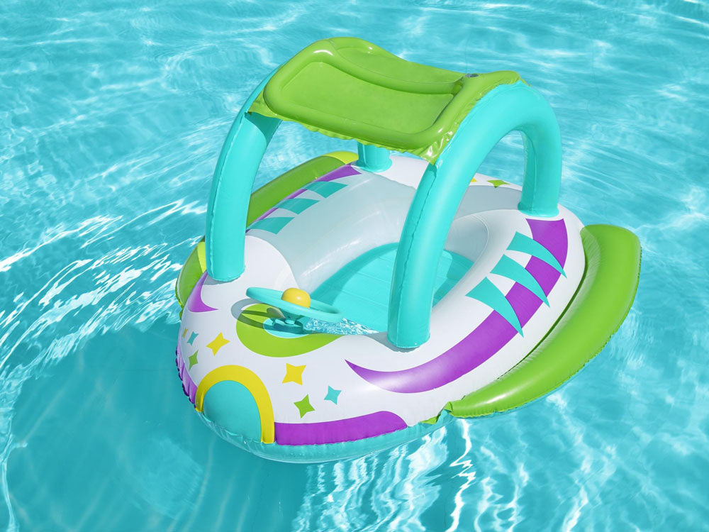 Pripučiama valtis su stogeliu vaikams, Bestway