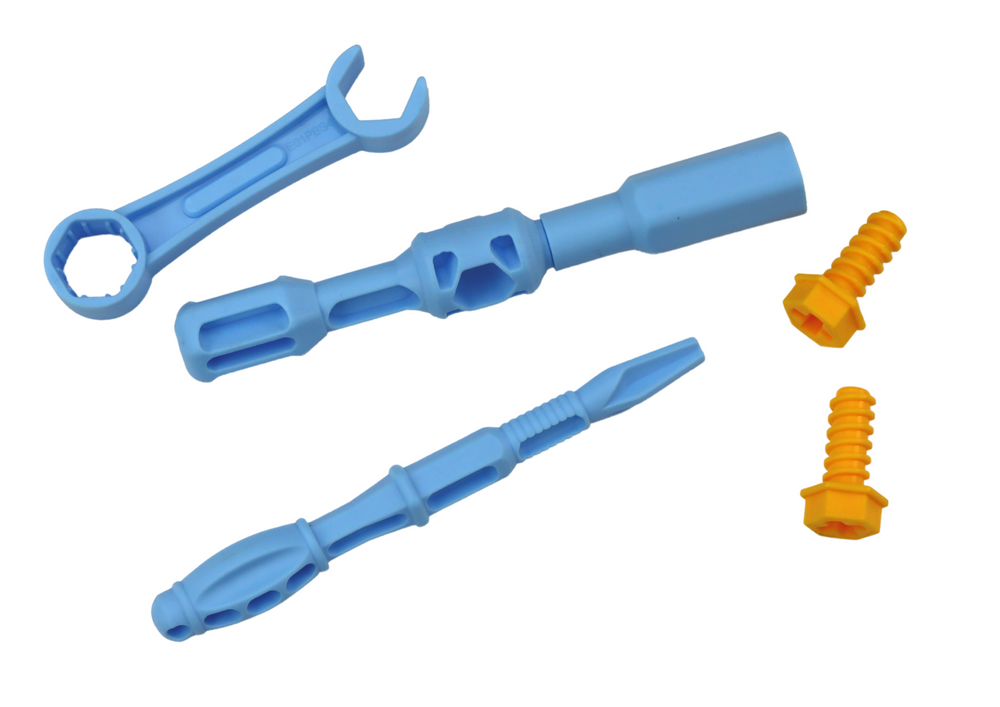 Sunkvežimio variklis dirbtuvės, mėlynas