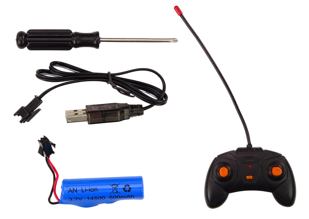 Nuotoliniu būdu valdomas visureigis 1:16, oranžinis