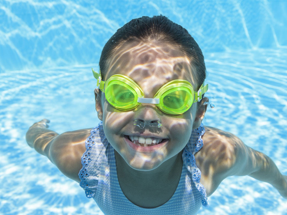 Plaukimo akiniai vaikams, žali, Bestway