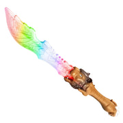 Šviečiantis kardas su garso efektais, pilkas