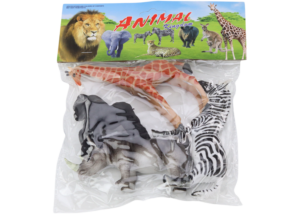 Afrikos gyvūnų figūrėlių rinkinys 4 el.