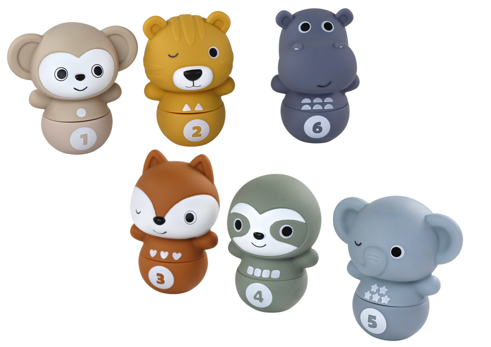 Sensorinis gyvūnų boulingo žaidimas