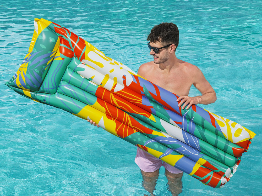 Spalvingas pripučiamas čiužinys 183x69 Bestway, žalia