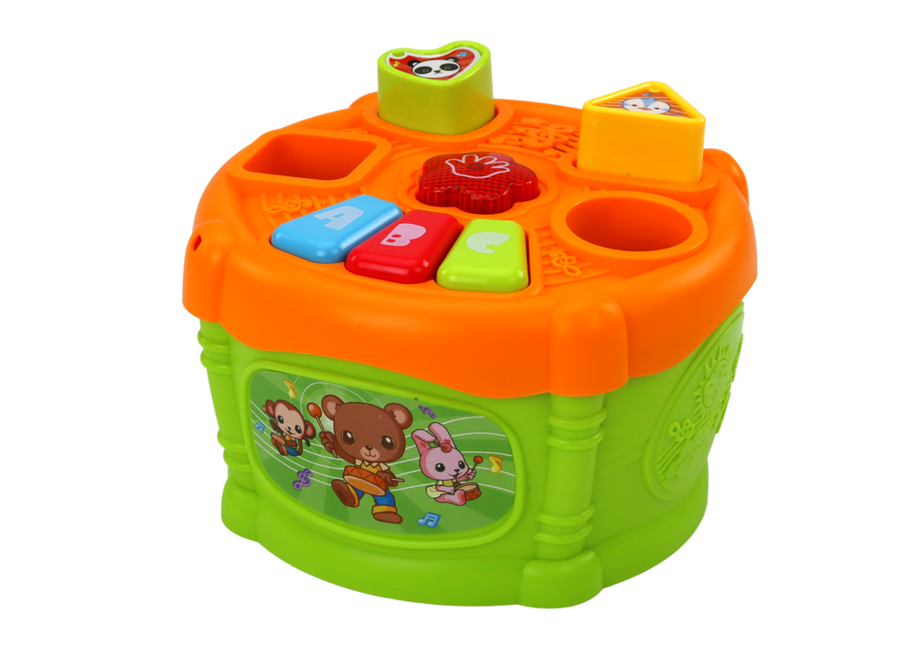 Interaktyvus mokomasis būgnas, žalias