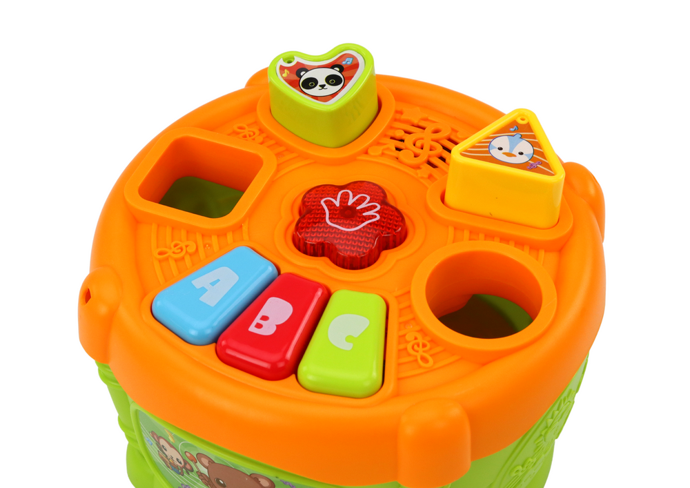 Interaktyvus mokomasis būgnas, žalias