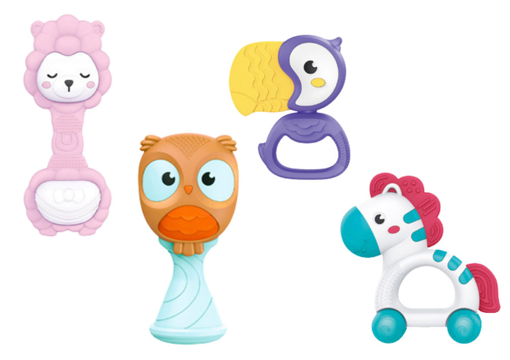 Vaikiškų barškučių rinkinys 8 vnt.