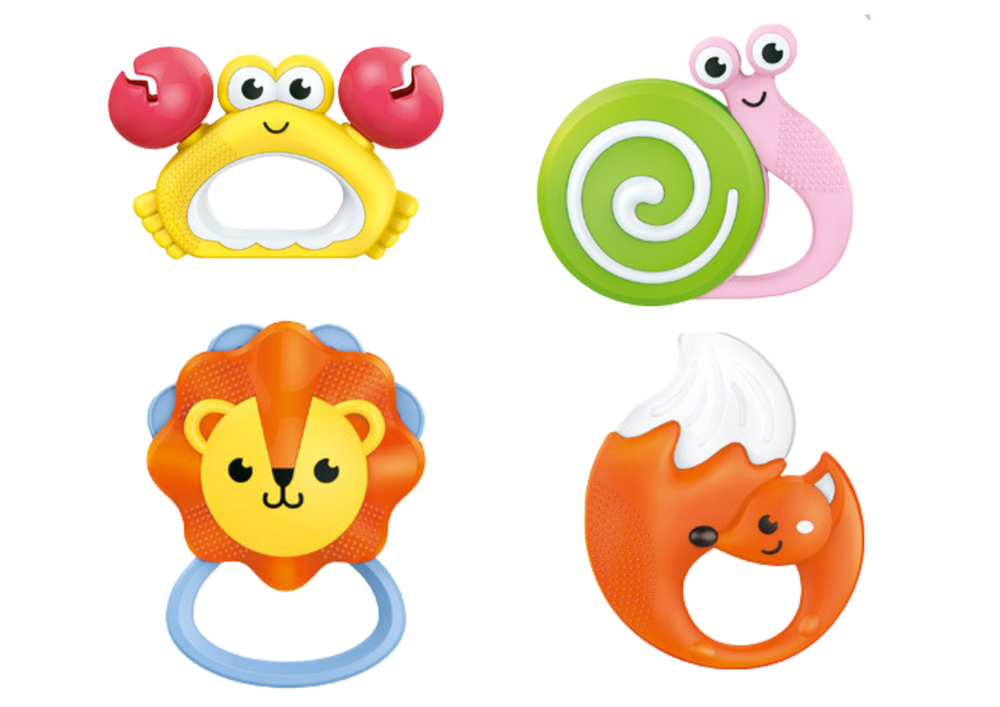 Vaikiškų barškučių rinkinys 8 vnt.