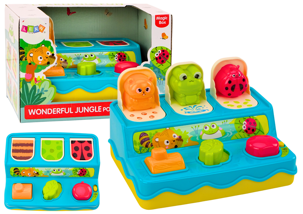 Interaktyvus iššokantis gyvūnų žaidimas