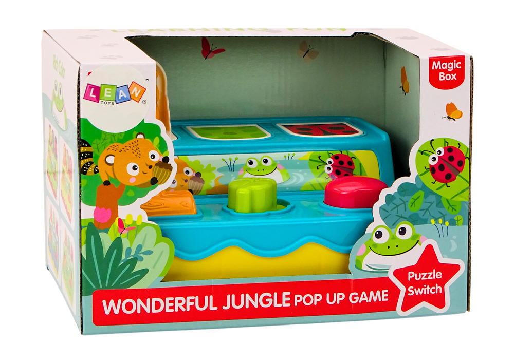 Interaktyvus iššokantis gyvūnų žaidimas