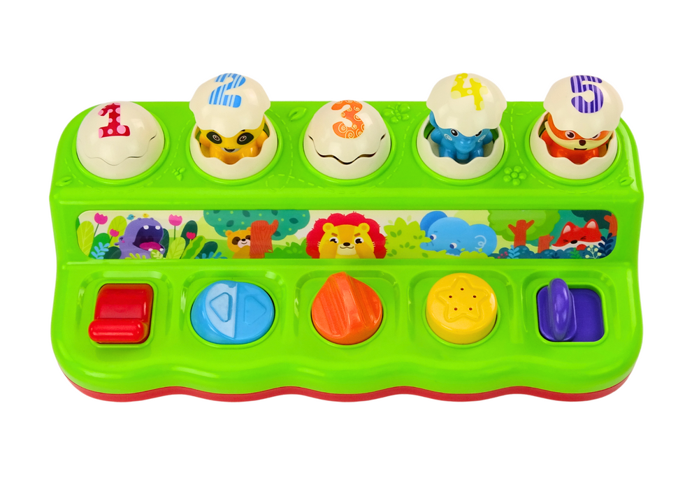 Edukacinis panelinis žaislas vaikams su garso ir šviesos efektais