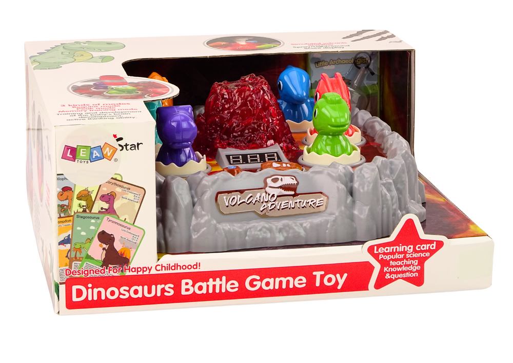 Arkadinis žaidimas „Pagauk dinozaurą“ su garso ir šviesos efektais