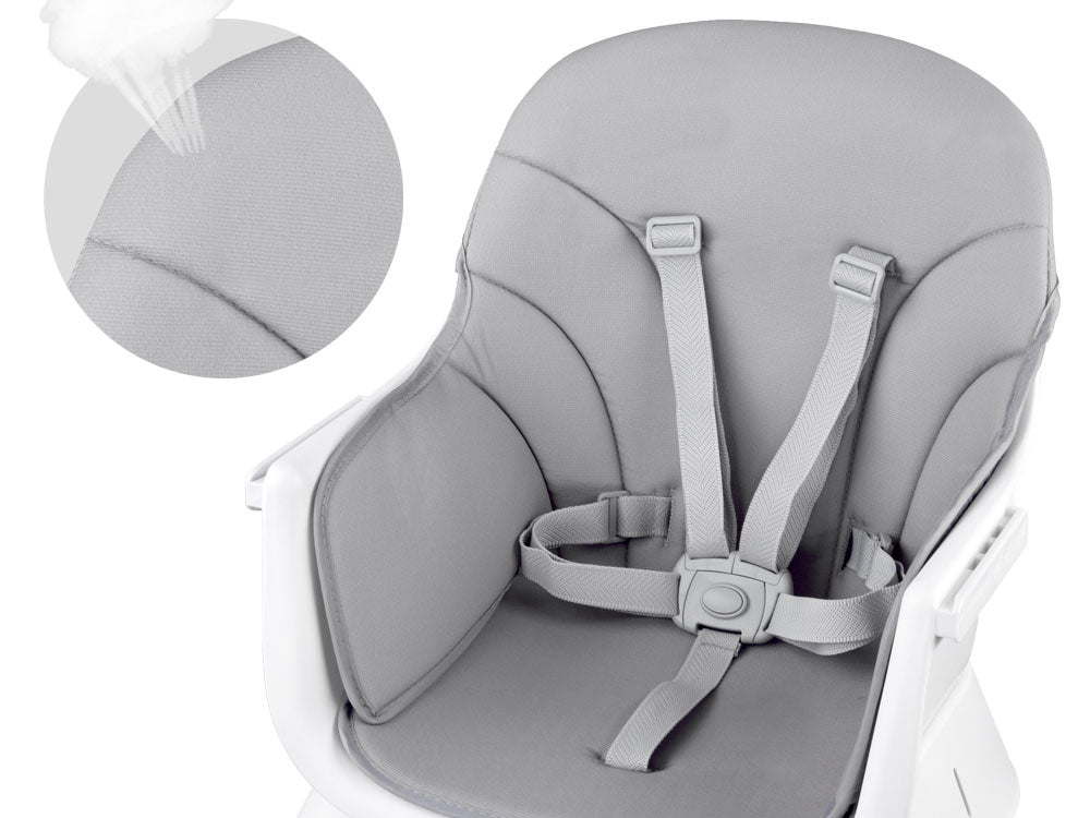 Vaikiška maitinimo kėdė 6in1, pilka