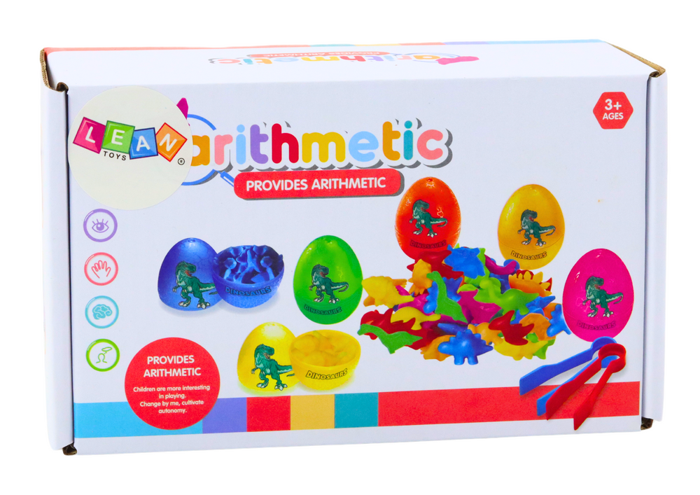 Arkadinis dinozaurų kiaušinių rūšiavimo žaidimas 6 dalys