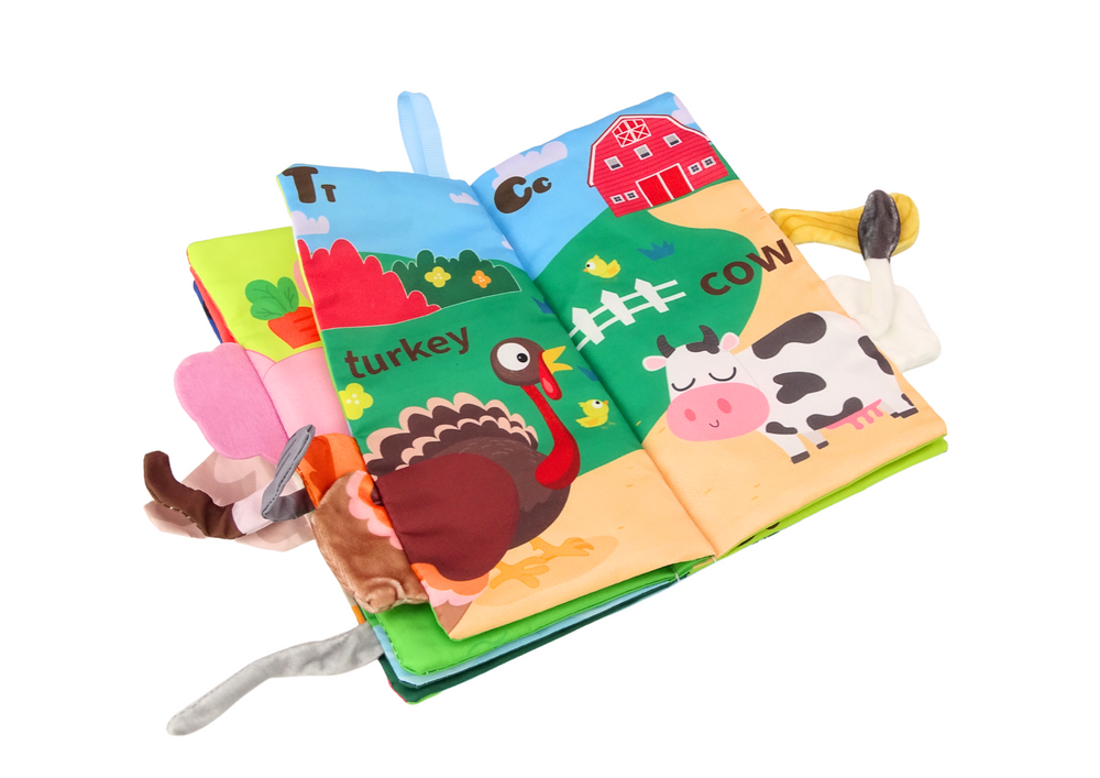 Minkšta mokomoji knygelė apie gyvūnus