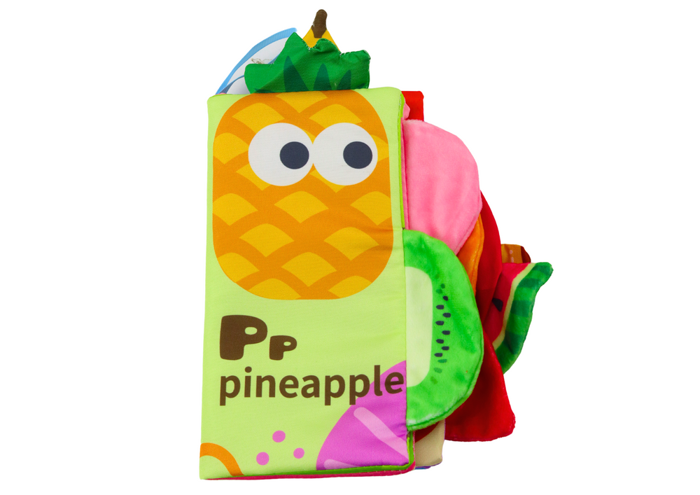 Minkšta mokomoji knygelė Vaisiai ir daržovės