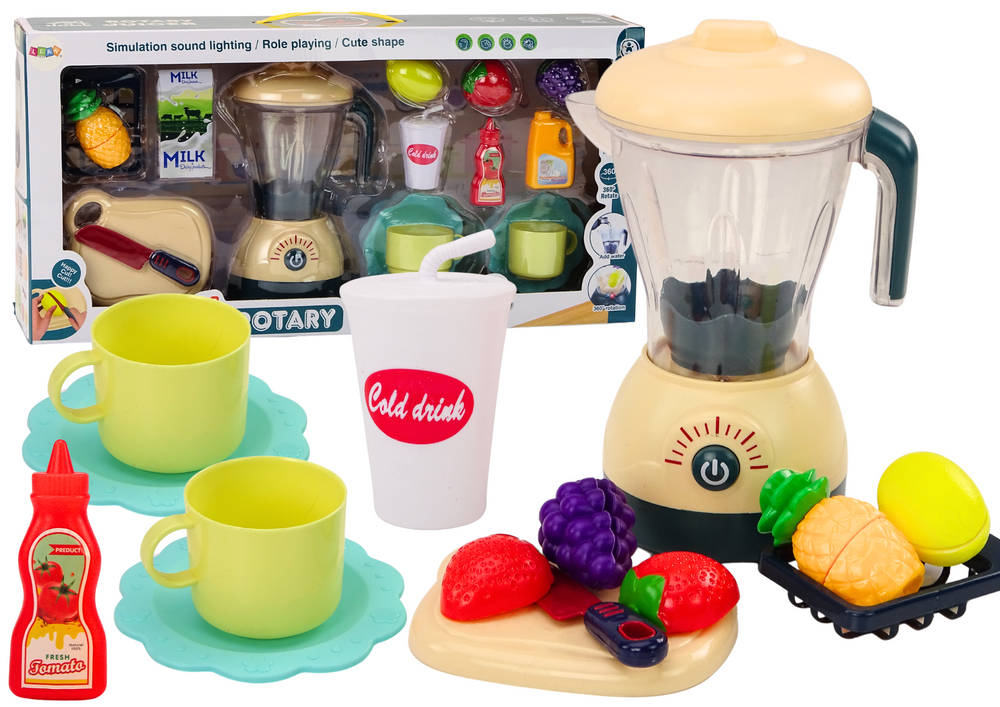 Elektrinis maišytuvas vaikams su priedais garso ir šviesos efektais