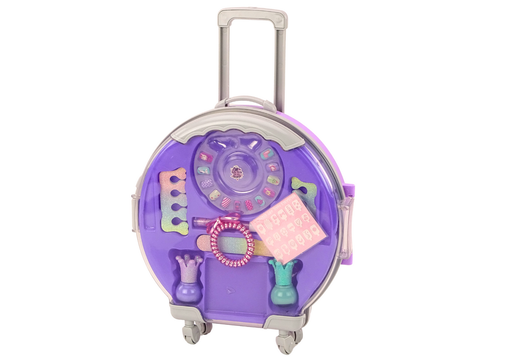 Nagų makiažo ir kosmetikos rinkinys dėkle 9 el.