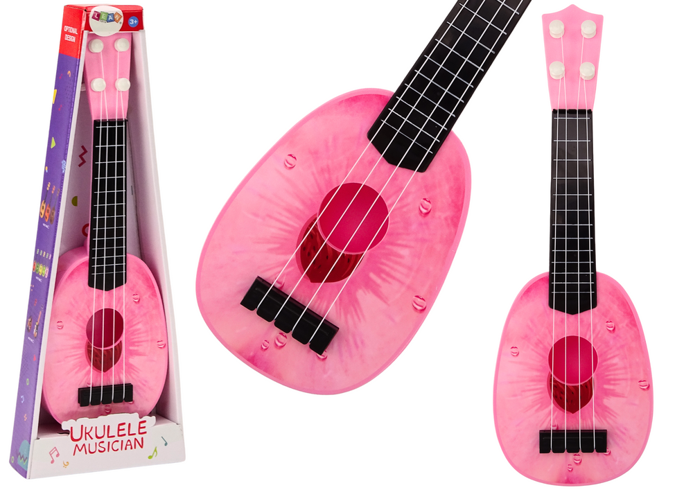 Mini ukulele vaikams 4 stygos, žalia