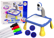 Piešimo stalas su projektoriumi kosmoso tematika