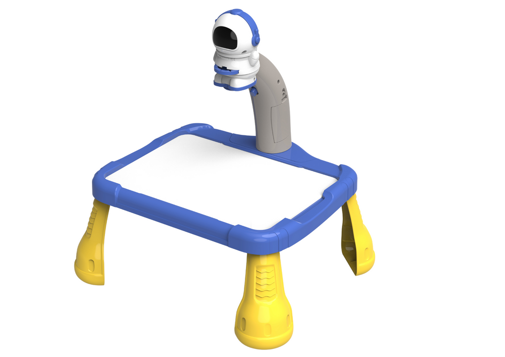 Piešimo stalas su projektoriumi kosmoso tematika