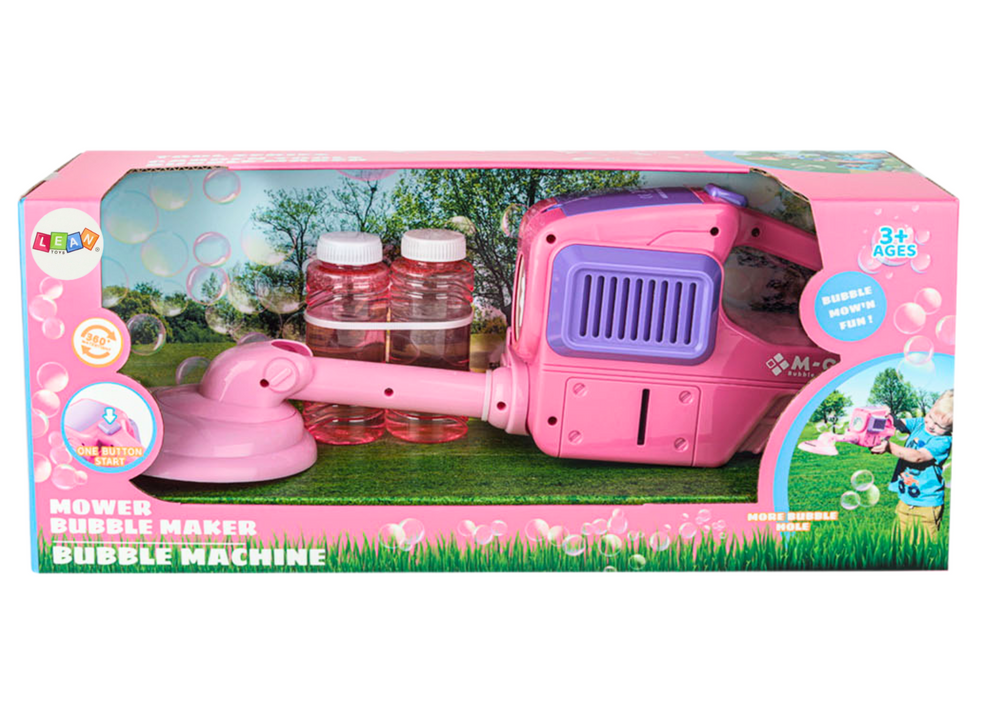 Muilo burbulų žoliapjovė trimeris, rožinis