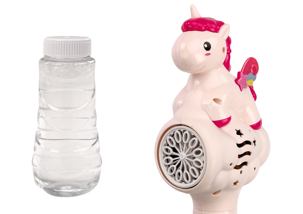 Vienaragio muilo burbulų lazdelė, rožinė