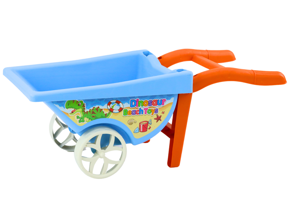 Smėlio žaislų rinkinys su sodo karučiu