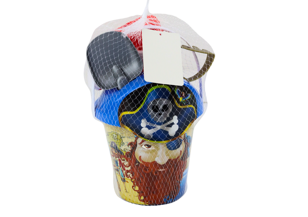 Smėlio žaislų rinkinys su piratų motyvais 7 el.