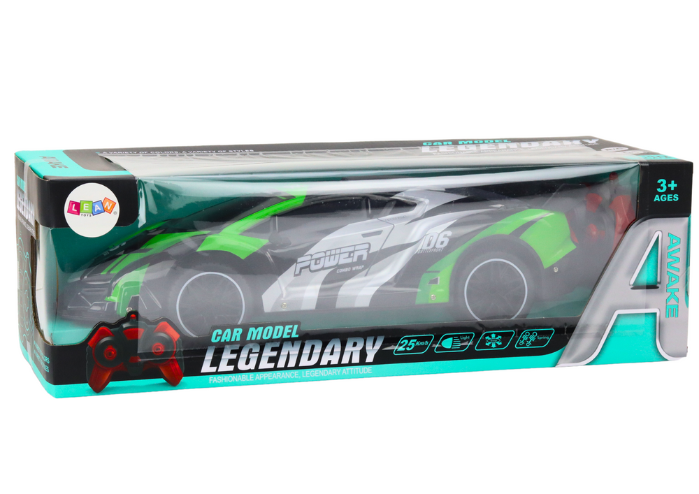 Nuotoliniu būdu valdomas sportinis automobilis 1:10, raudonas