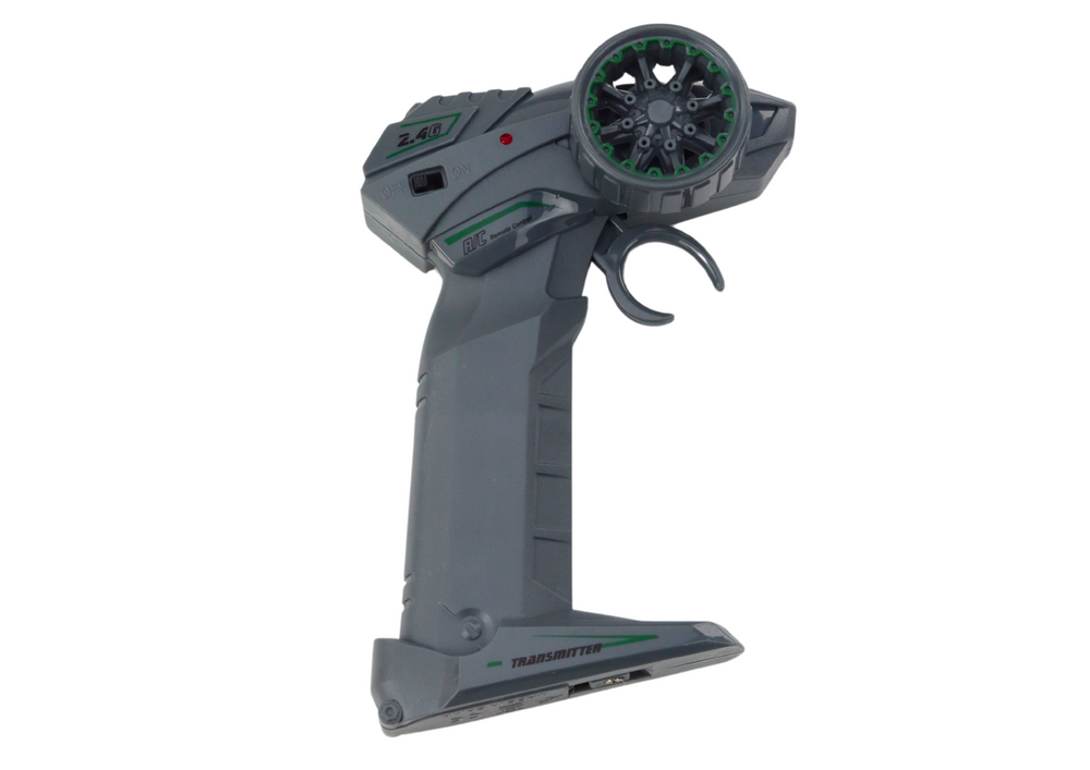 Nuotoliniu būdu valdomas sportinis automobilis 1:18, pilkas