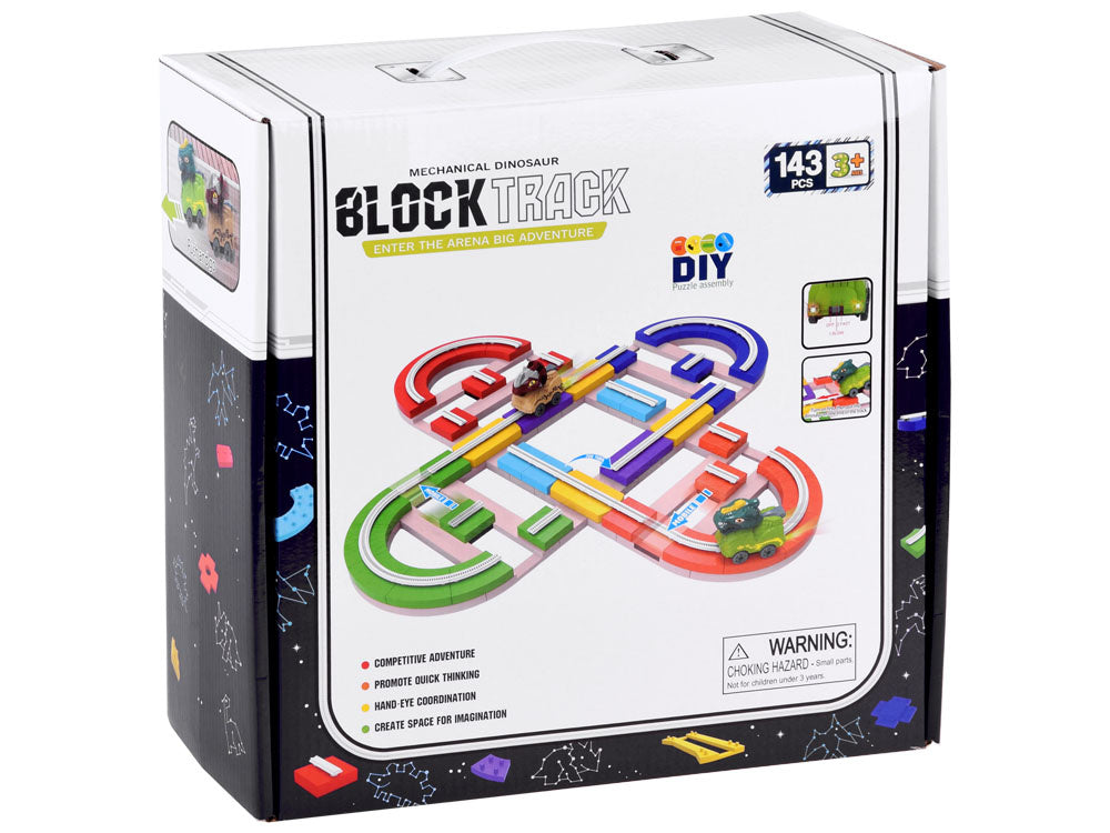 Trasa su priedais 143 el, dinozaurai